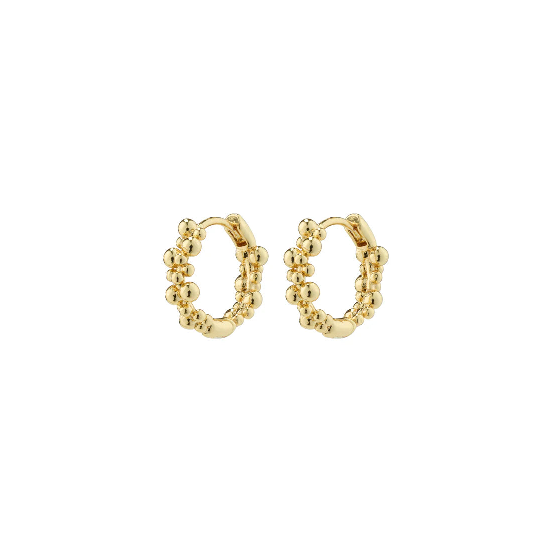 SOLIDARITY small bubbles hoop earrings