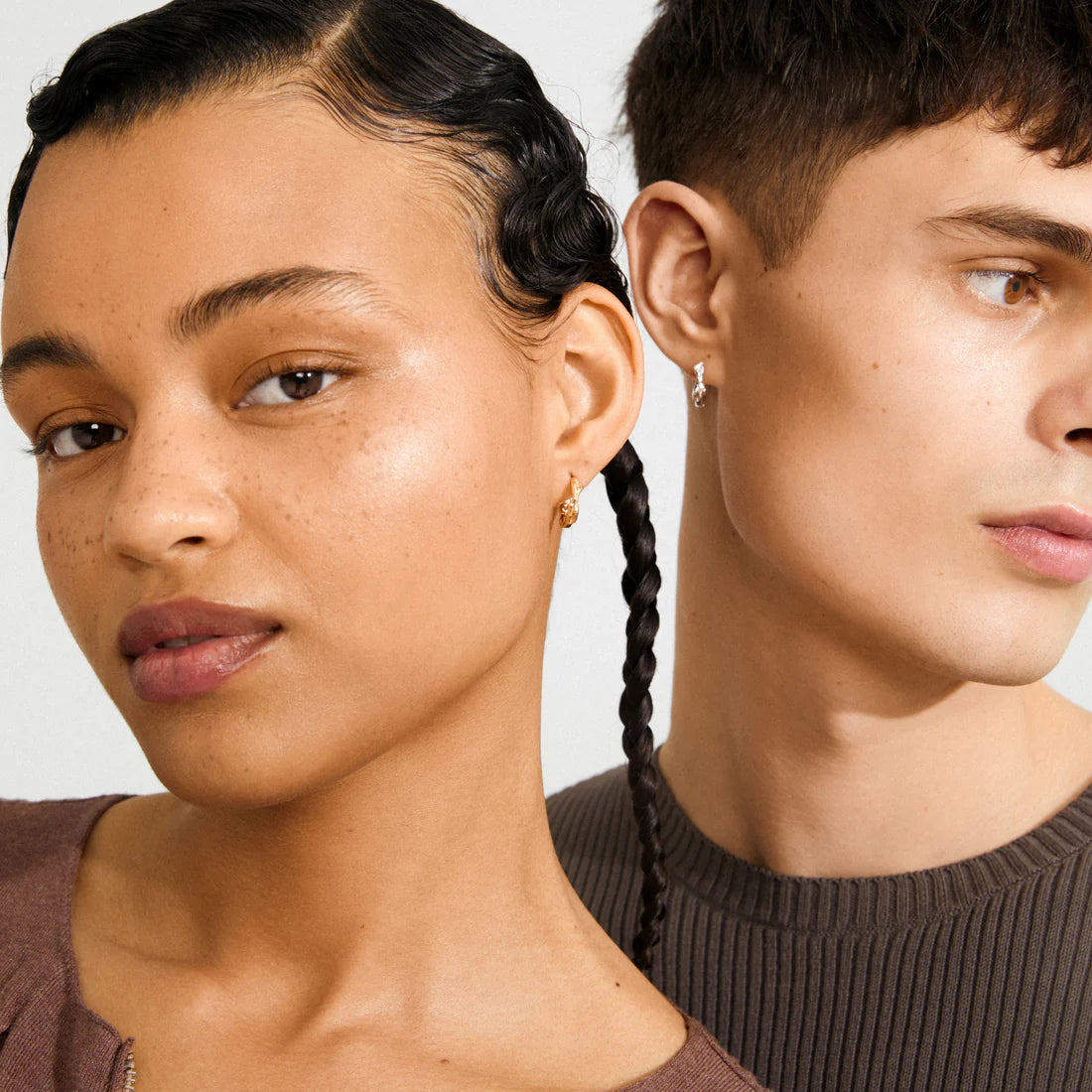 ZION small huggie hoop earrings