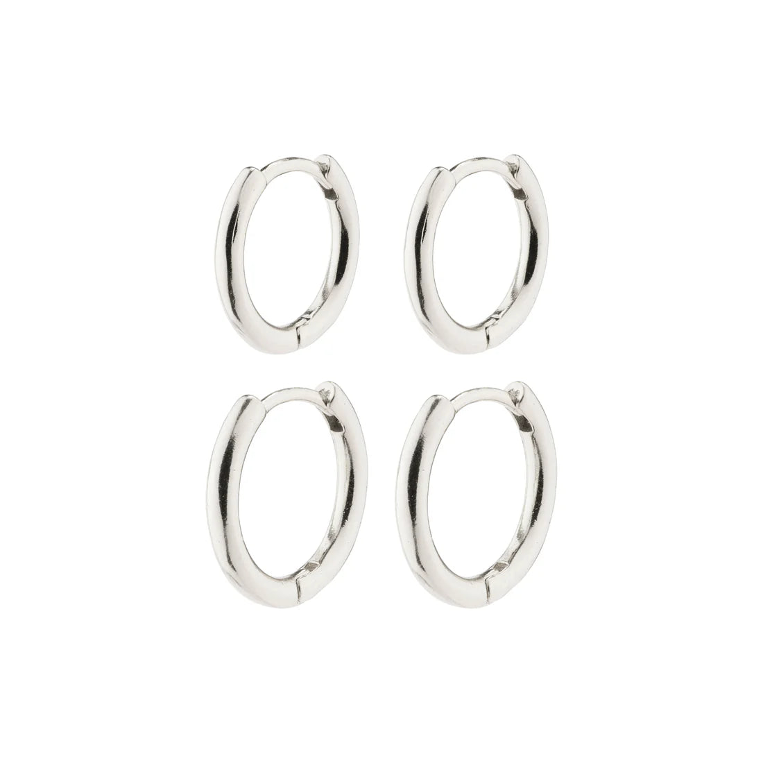 LEAF 2-in-1 set huggie hoops