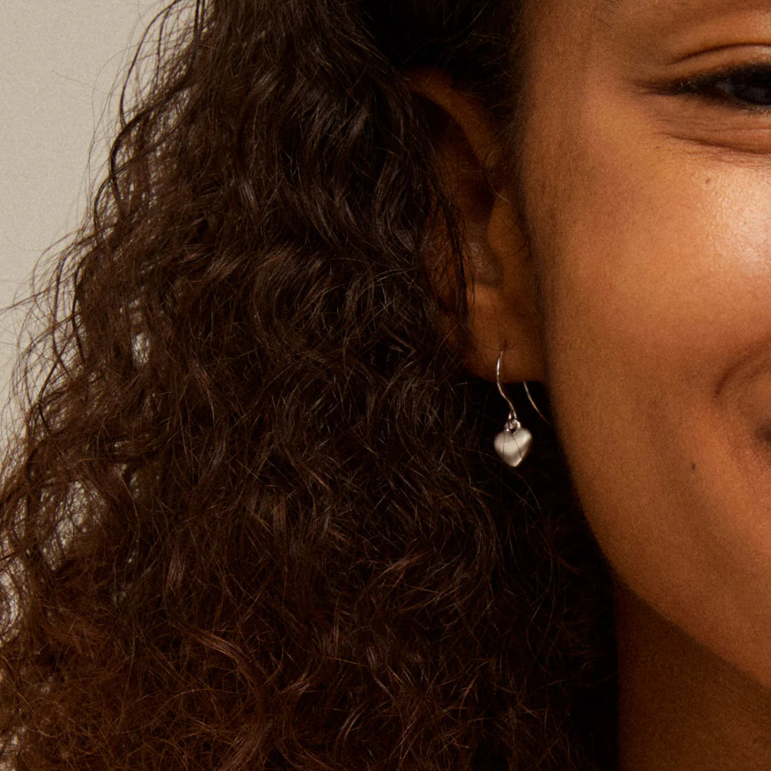 SOPHIA heart pendant earrings