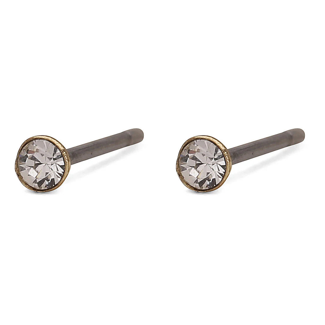 YANA micro crystal earstuds