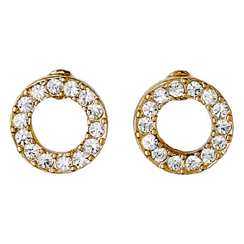 VICTORIA crystal halo earrings
