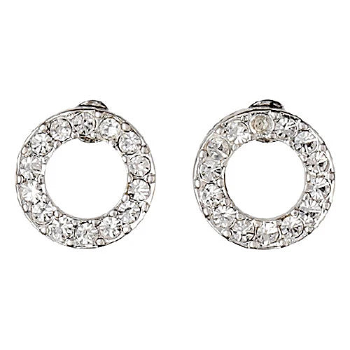 VICTORIA crystal halo earrings