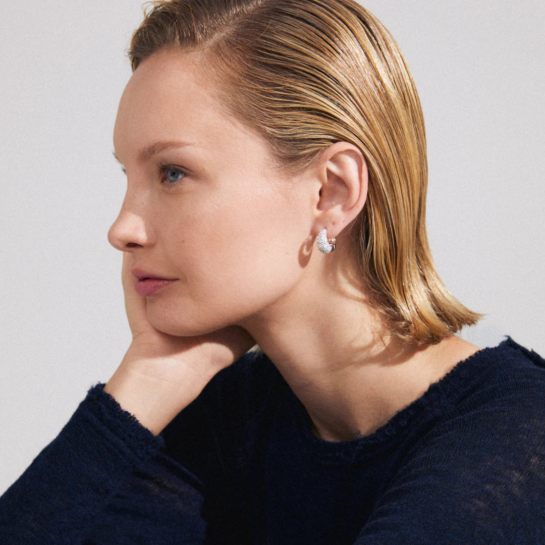 Focus Crystal Earring