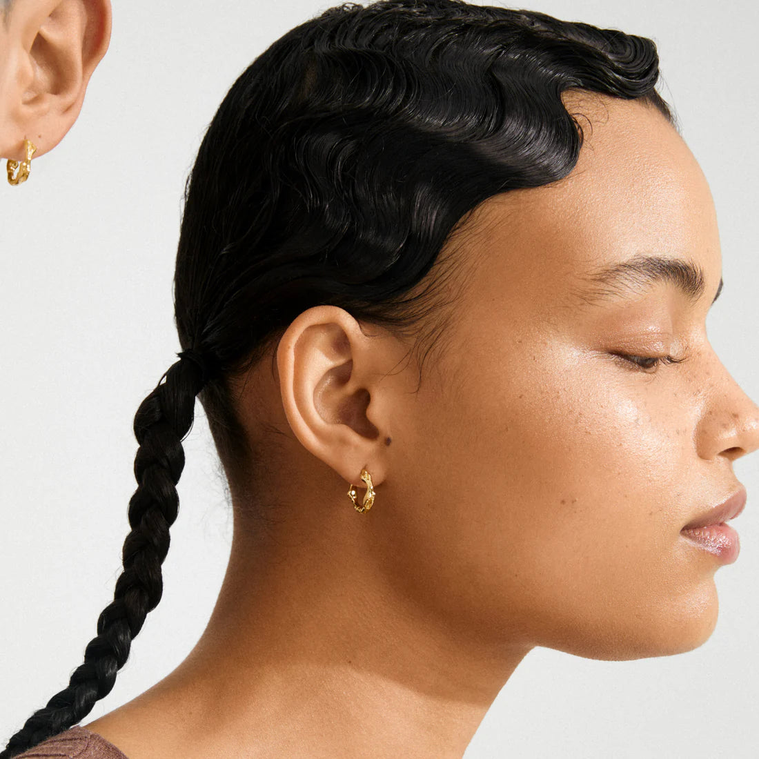 ZION small huggie hoop earrings