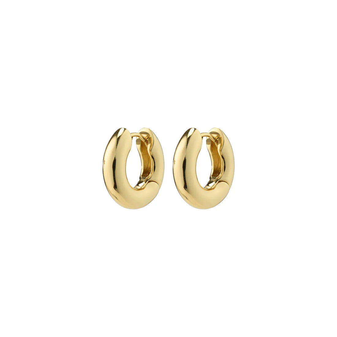 AICA chunky huggie hoop earrings