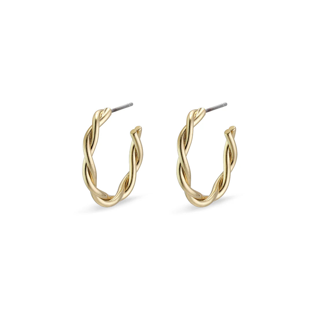 NAJA twisted hoop earrings