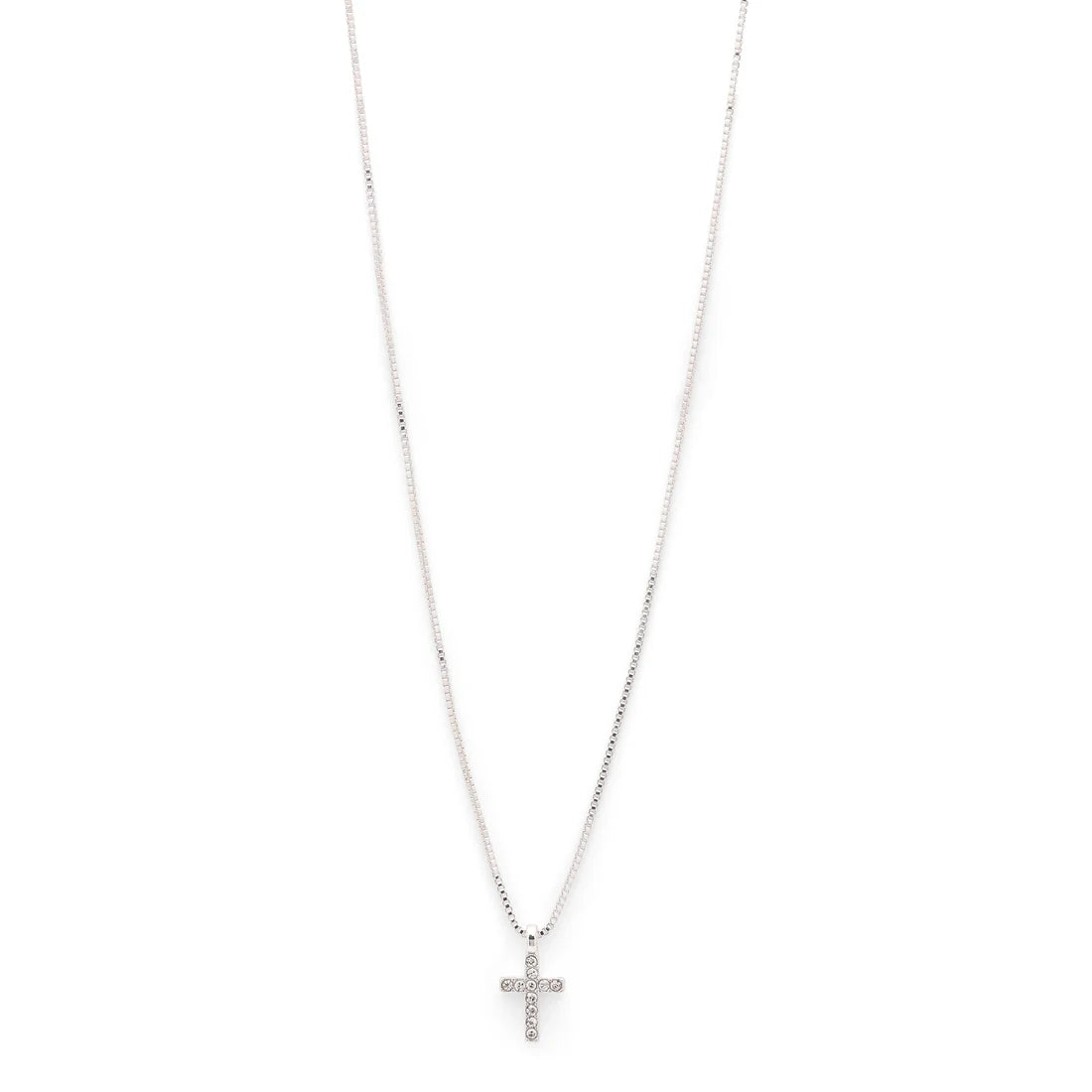 CLARA crystal cross necklace