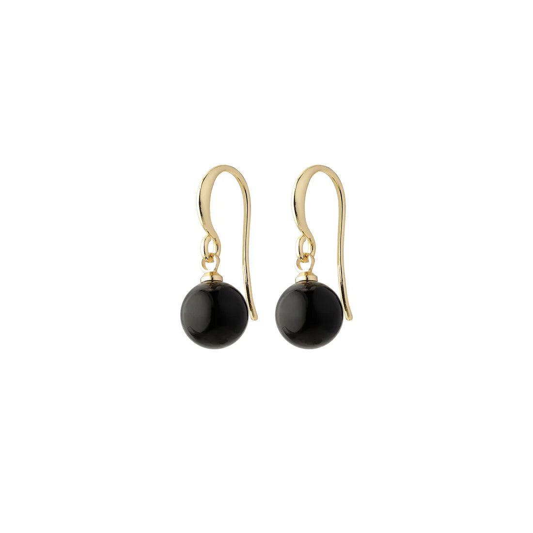 GOLDIE black earrings